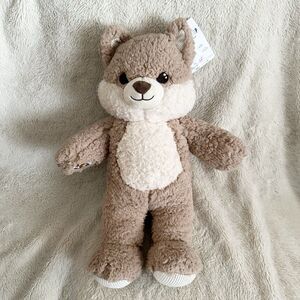 Build A Bear Cozy Sherpa Fox Beige Cream Brown 16” Plush Toy Stuffed Animal